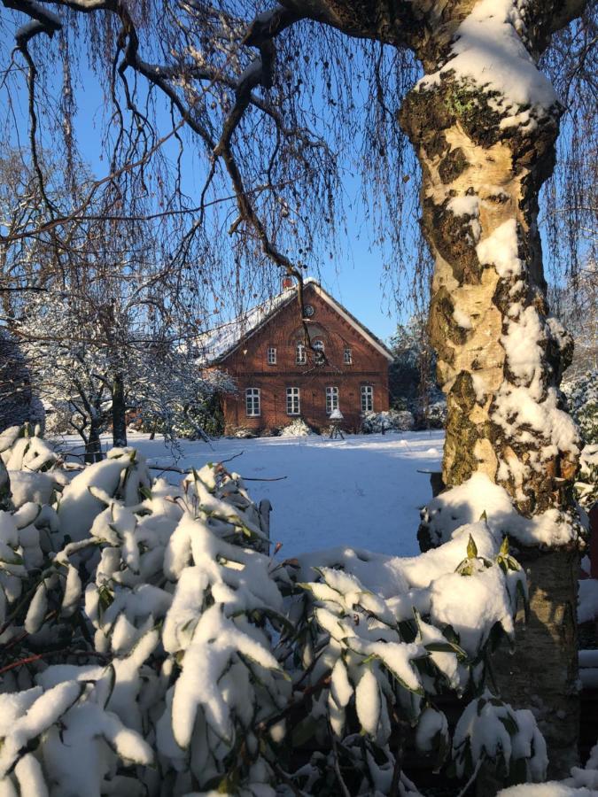 Gut Strackholt Fewo Seemannsgarn Grossefehn Esterno foto